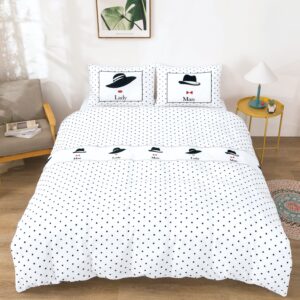 דגם סנטוריני man&lady – מערכת מצעים מבד קורל פליז